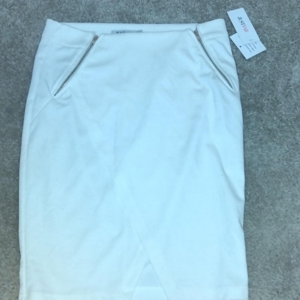 Just Fab White Skirt